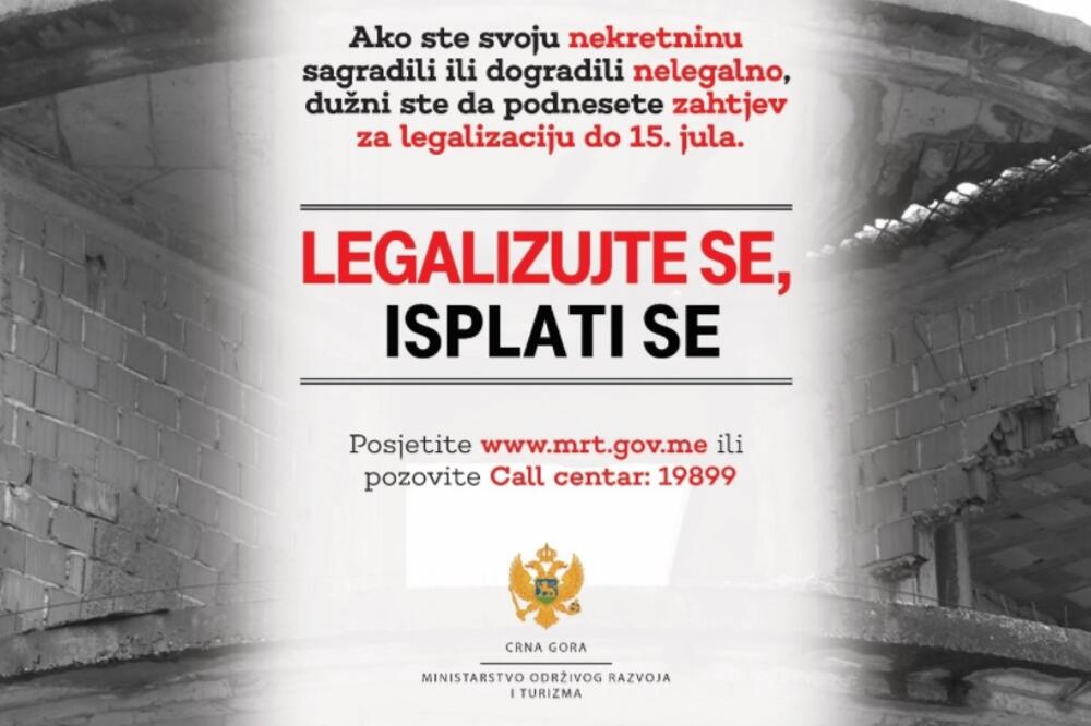 Ministarstvo održivog razvoja i turizma, legalizacija, Foto: Ministarstvo održivog razvoja i turizma