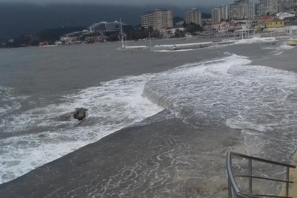 Igalo, padavine, Foto: Slavica Kosić