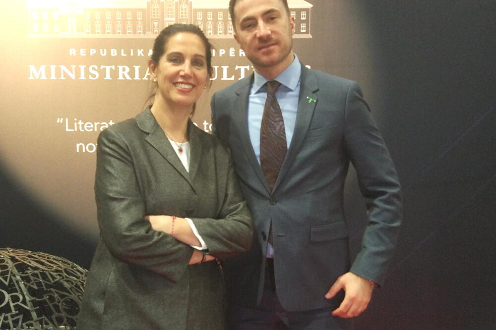 Aleksandar Bogdanović, Mirela Kumbaro Furdži, Foto: Ministarstvo kulture Crne Gore