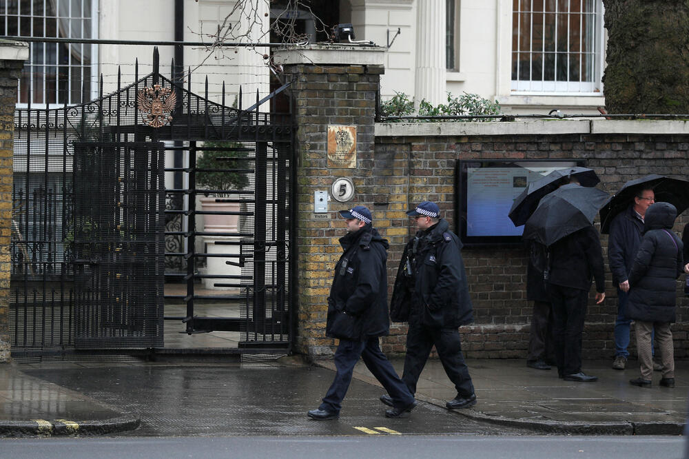 Ruska ambasada, London, Foto: Reuters
