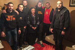 Navijačko srce: Momci iz Ultra Crna Gora pomogli porodici Miljane...