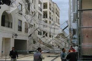 Srušila se skela u Porto Montenegru, nema povrijeđenih