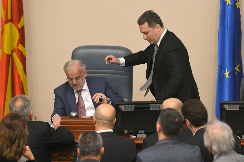 Nikola Gruevski, Talat Džaferi, Foto: Reuters