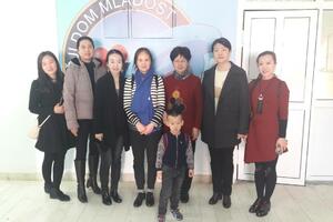 The wife of the Chinese ambassador visited the Children's Home "Mladost": Children...