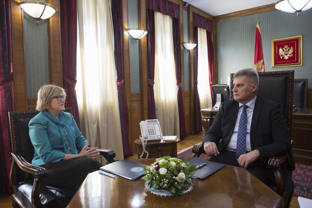 Margaret Uehara, Ivan Brajović, Foto: Kabinet predsjednika Crne Gore