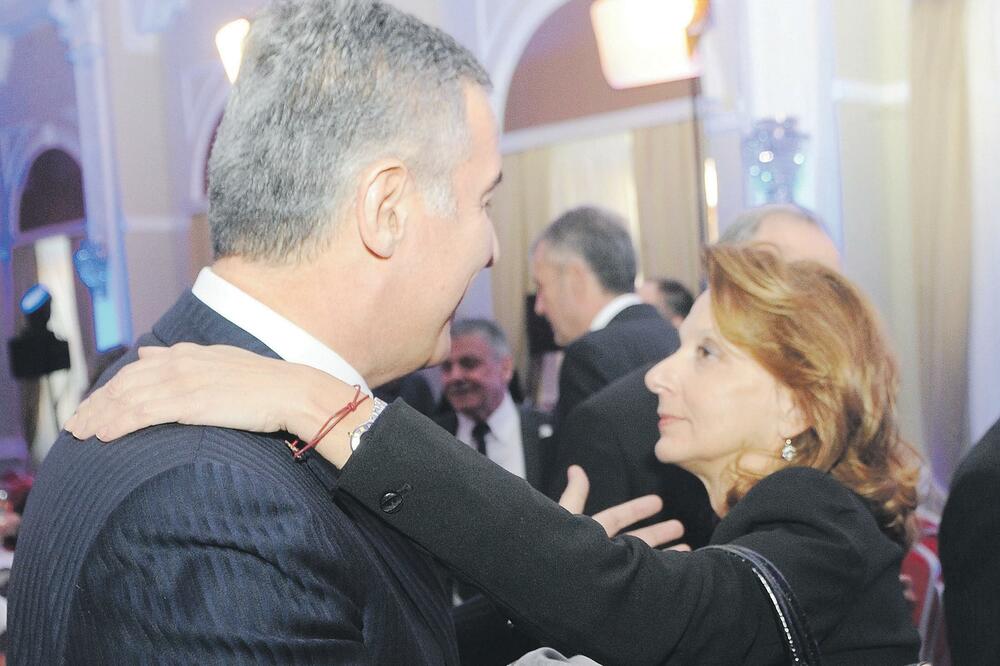 Milo Đukanović, Milica Pejanović Đurišić, Foto: Savo Prelević