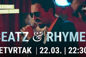 Beatz & Rhymes trip hop concert on March 22 in Podgorica