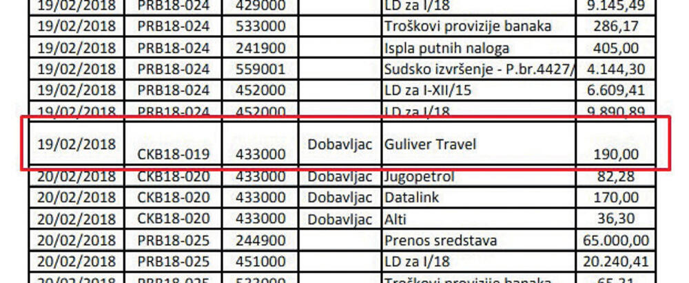 ŽICG analitička kartica