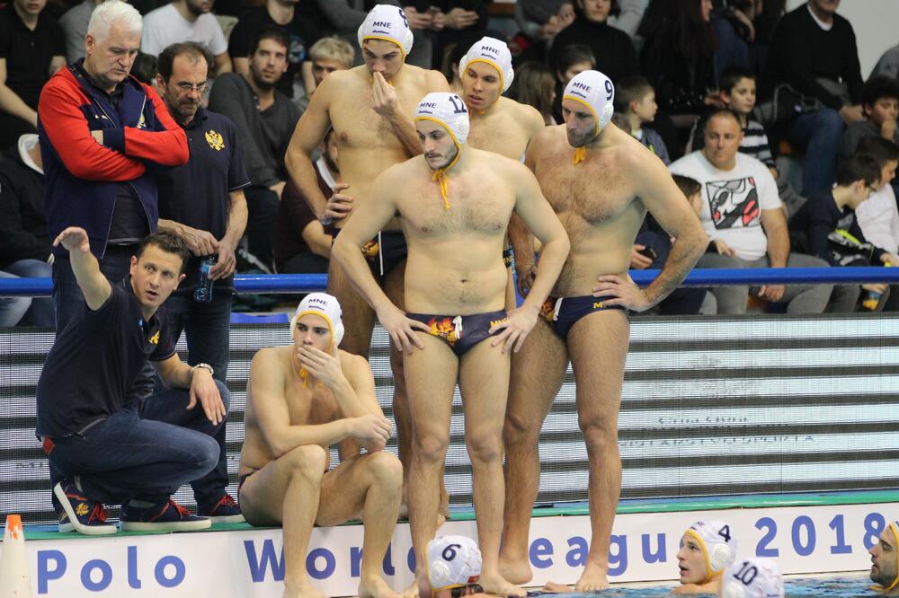 Vaterpolo reprezentacija Crna Gora - Rumunija, Foto: Filip Roganović