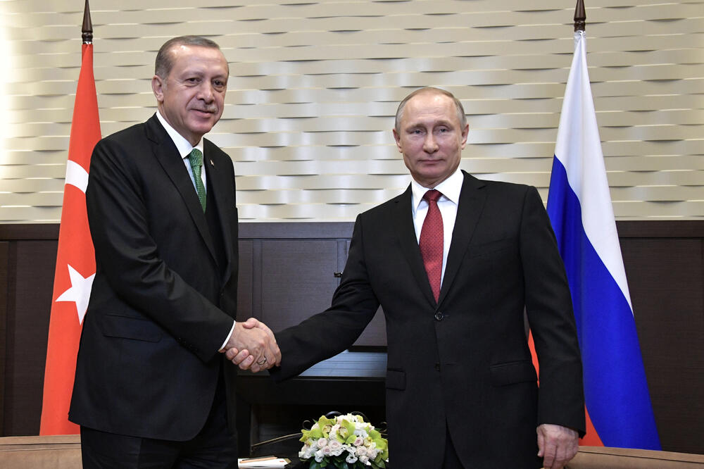 Vladimir Putin, Redžep Tajip Erdogan, Foto: Beta-AP