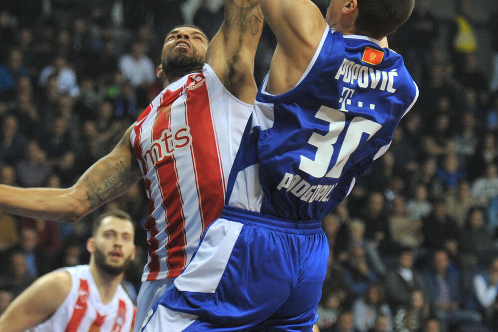 KK Budućnost KK Crvena zvezda, Foto: Savo Prelević