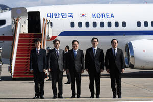 Južnokorejska delegacija stigla u Pjongjang