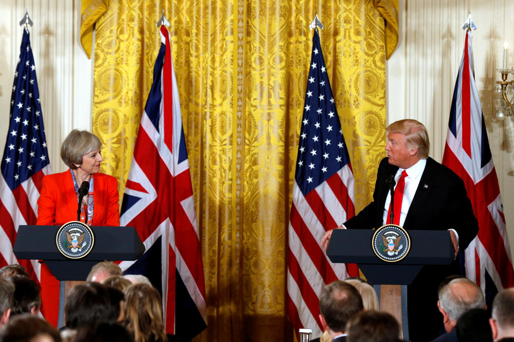 Donald Tramp, Tereza Mej, Foto: Reuters