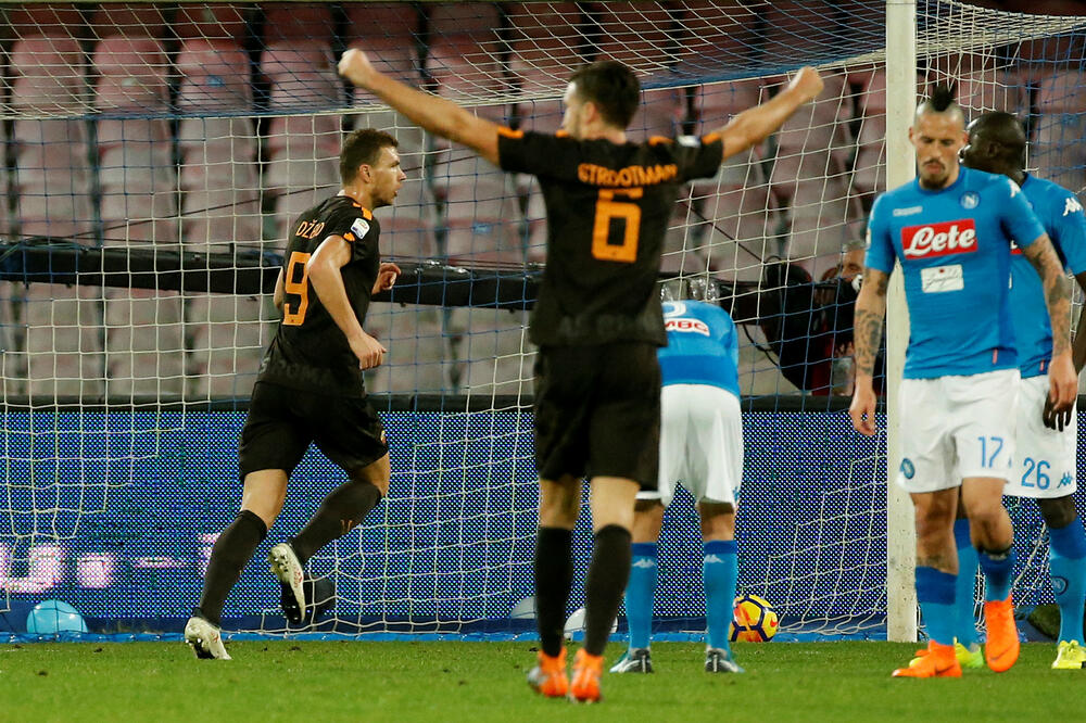 Edin Džeko AS Roma, Foto: Reuters