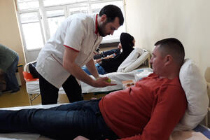 Oko 60 davalaca krvi učestvovalo u akciji u Plužinama