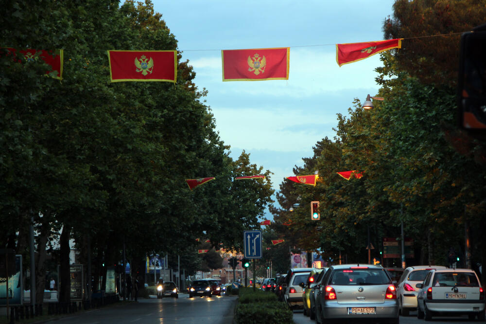 Zastave Crne Gore, Podgorica, Foto: Filip Roganović