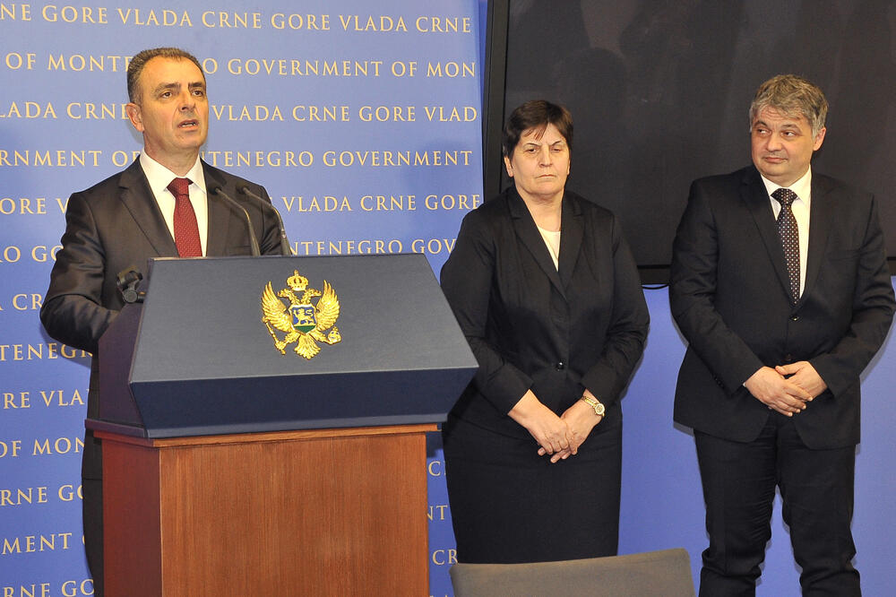 Kenan Hrapović, Zorica Kovačević, Vladimir Lučić, Foto: Mzd.gov.me