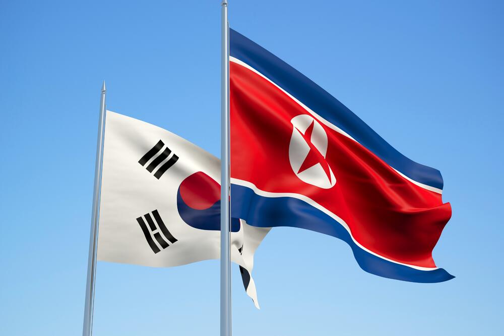 zastave sjeverna koreja južna koreja, Foto: Shutterstock