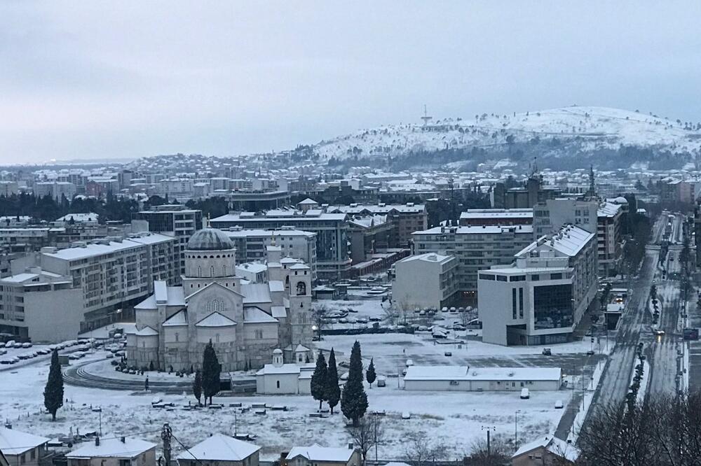 Podgorica snijeg, Foto: Čitalac reporter