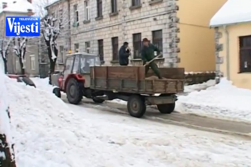 Nikšić snijeg, Foto: Screenshot (Youtube)