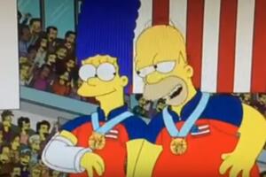 Eight years ago, The Simpsons predicted Olympic gold in...
