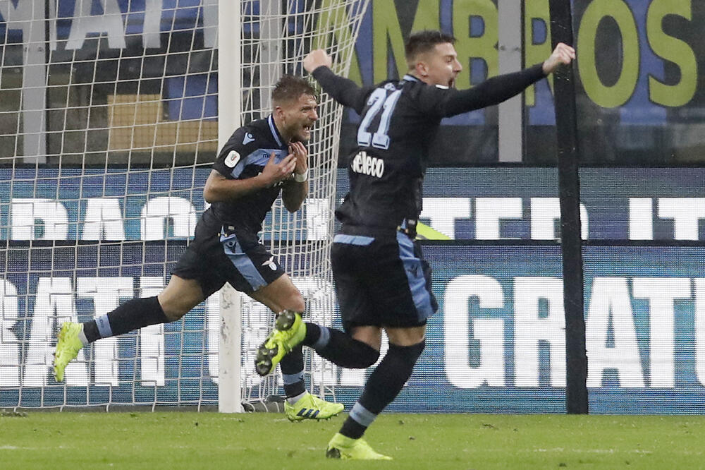 Ćiro Imobile je dao gol i iz igre i sa penala, Foto: Luca Bruno