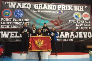 Sjajni rezultati podgoričkih i cetinjskih kik boksera