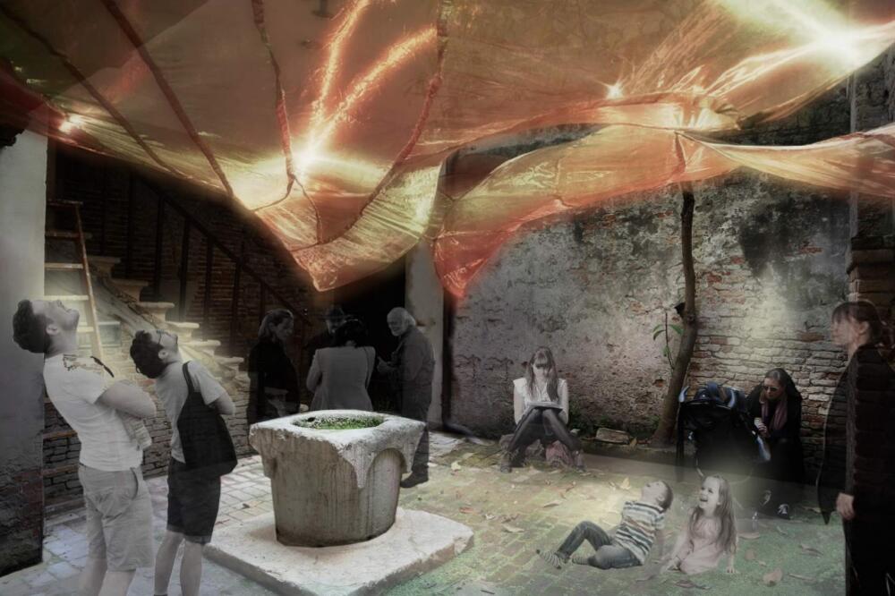 Čovjek pod kišobranom, Foto: Printscreen