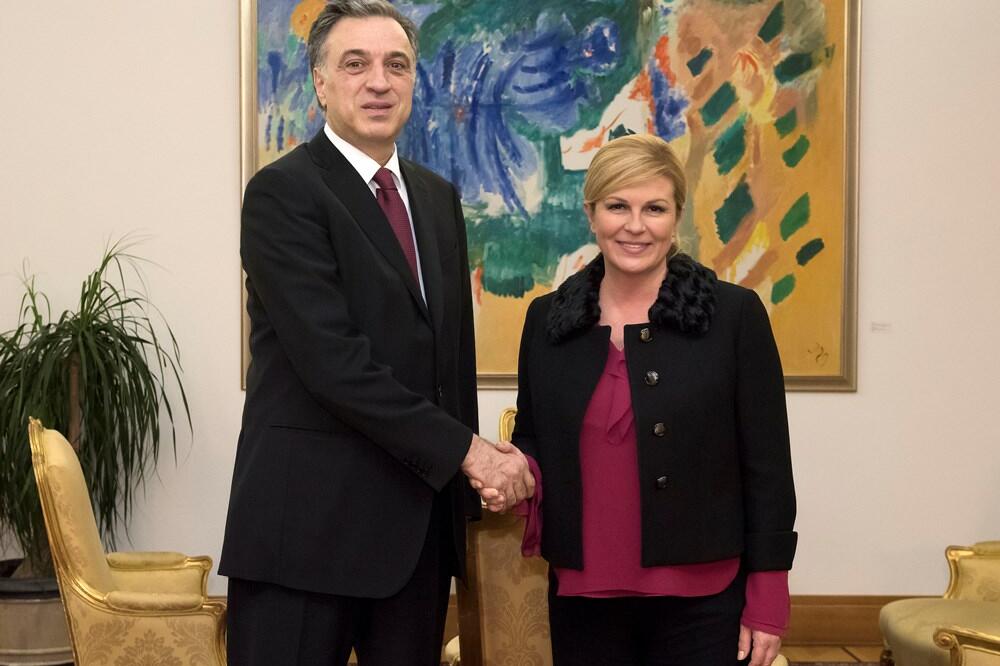 Filip Vujanović, Kolinda Grabar Kitarović, Foto: Predsjednik.me