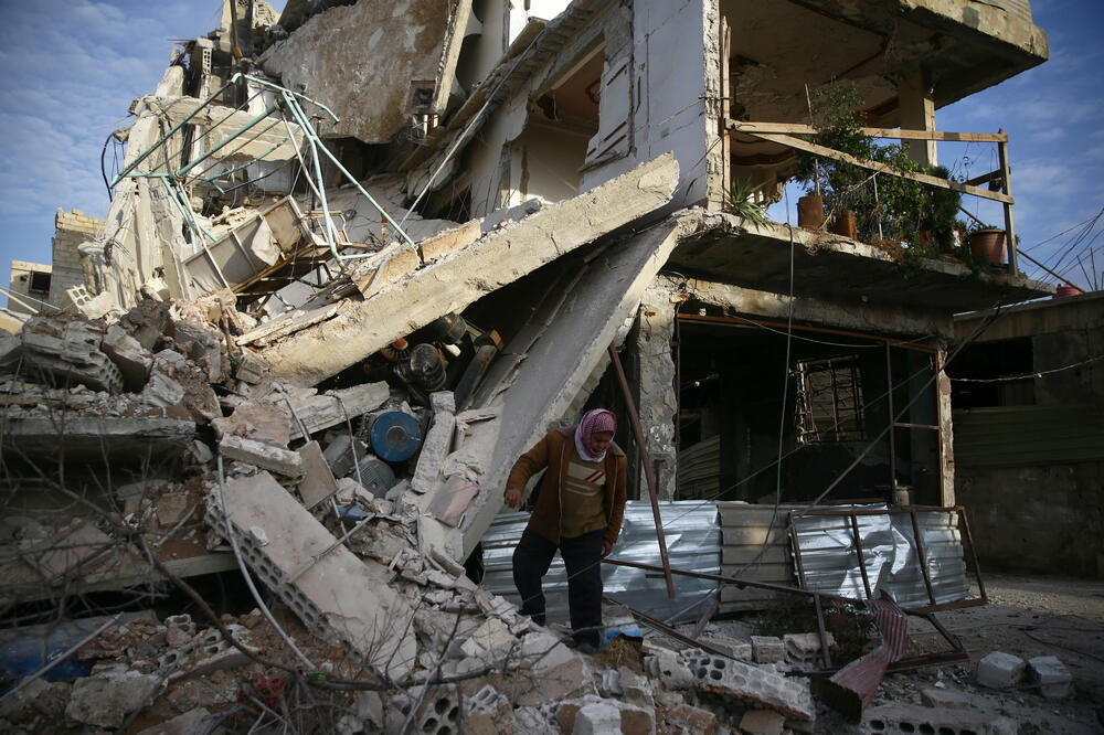 Sirija, Istočna Guta, bombardovanje, Foto: Reuters