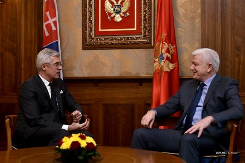 Ivan Korčok, Duško Marković, Foto: Vlada Crne Gore