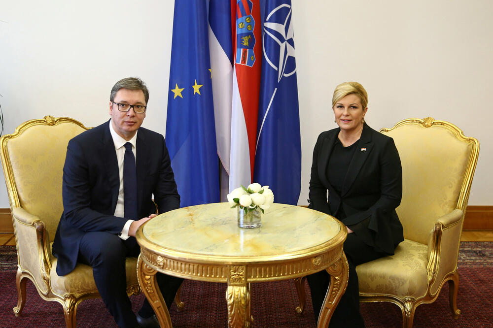 Aleksandar Vučić, Kolinda Grabar Kitarović, Foto: Reuters