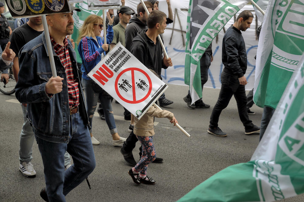 Rumunija, protest, Foto: Beta-AP