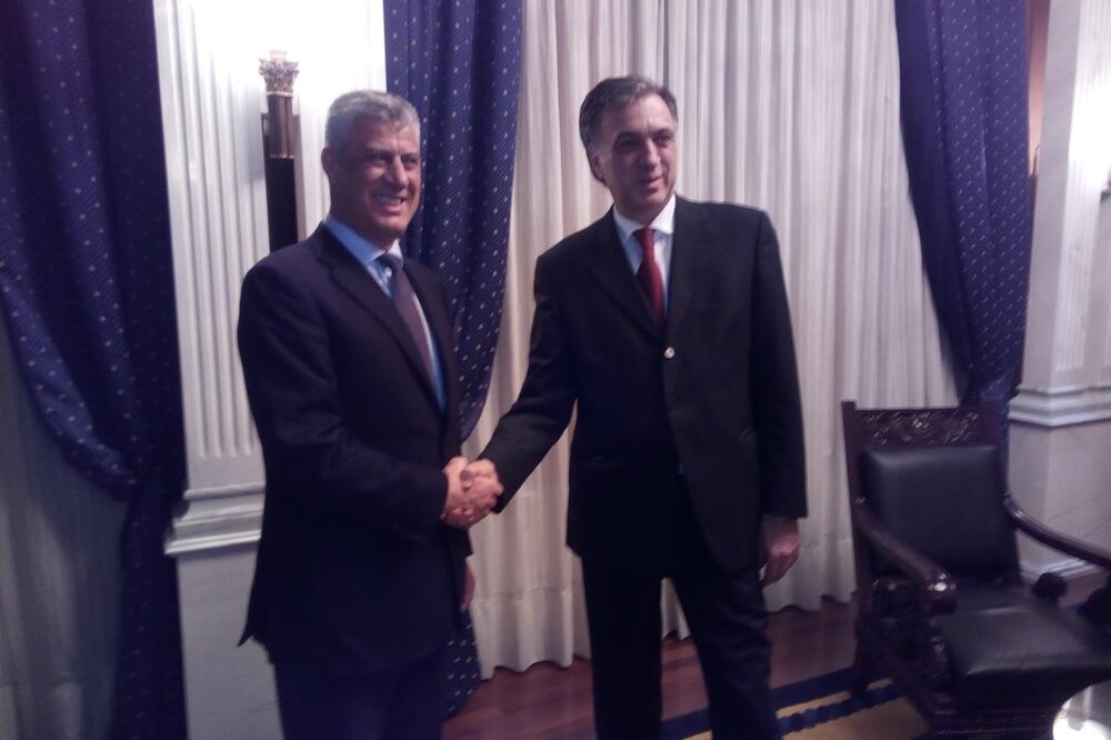 Hašim Tači, Filip Vujanović, Foto: Kabinet predsjednika Crne Gore