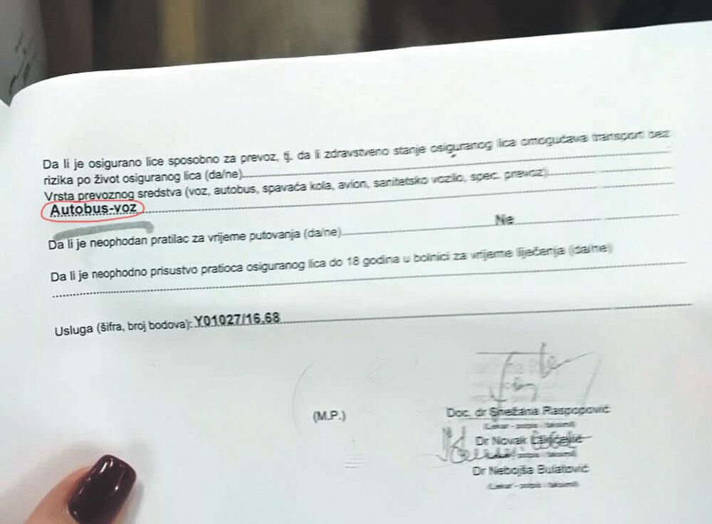 Odluka konzilijuma KCCG