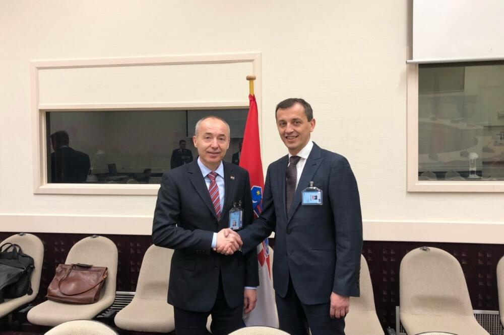 Damir Krstičević, Predrag Bošković, Foto: Ministarstvo odbrane Crne Gore