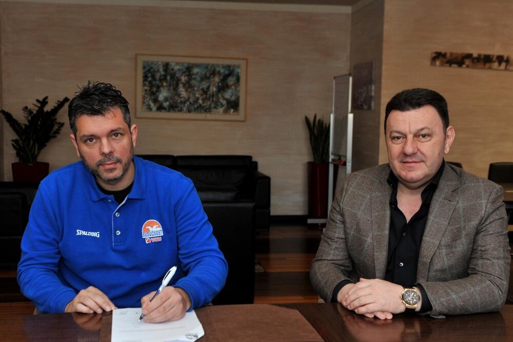 Petar Mijović Dragan Bokan KK Budućnost Voli, Foto: Kkbuducnost.me