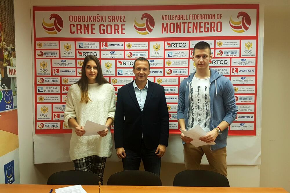 Mina Dragović, Cvetko Pajković, Nemanja Peruničić, Foto: OSCG