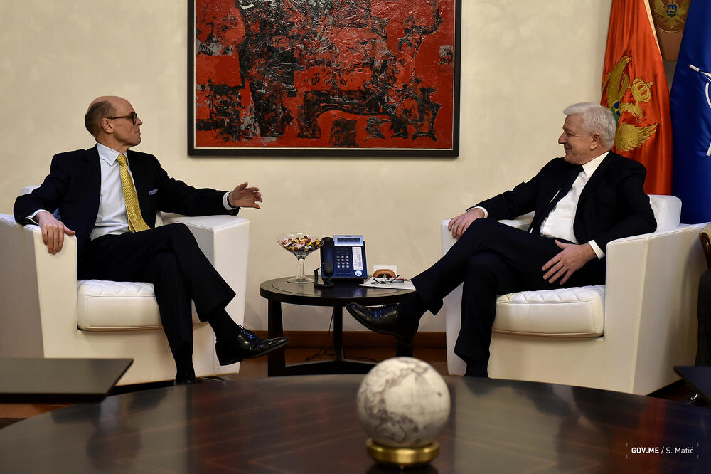 Arne Sanes Bjornstad, Duško Marković, Foto: Vlada Crne Gore