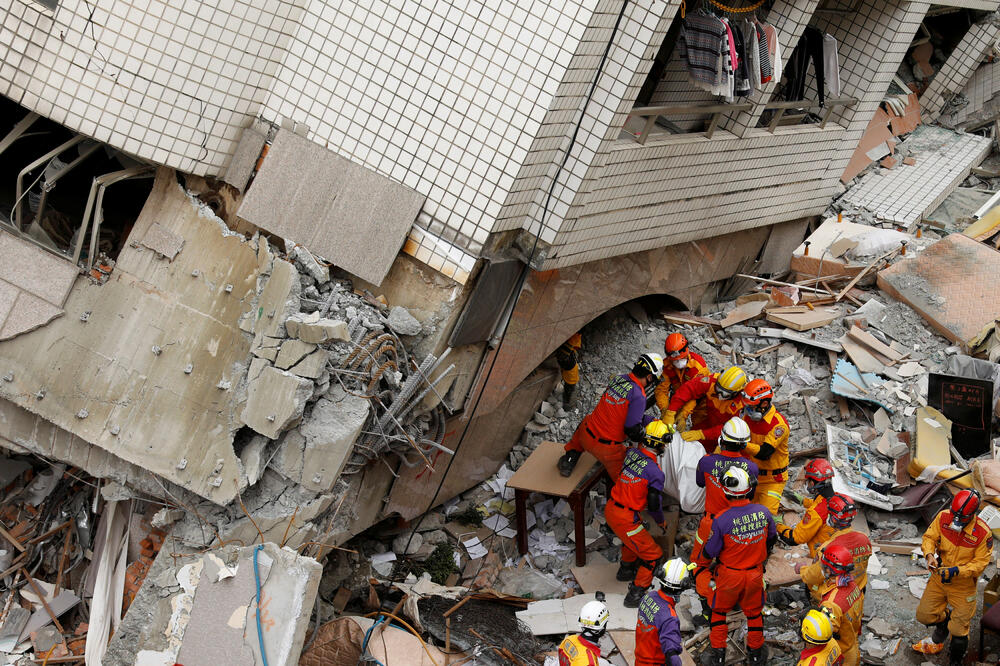 Tajvan zemljoters, Foto: Reuters