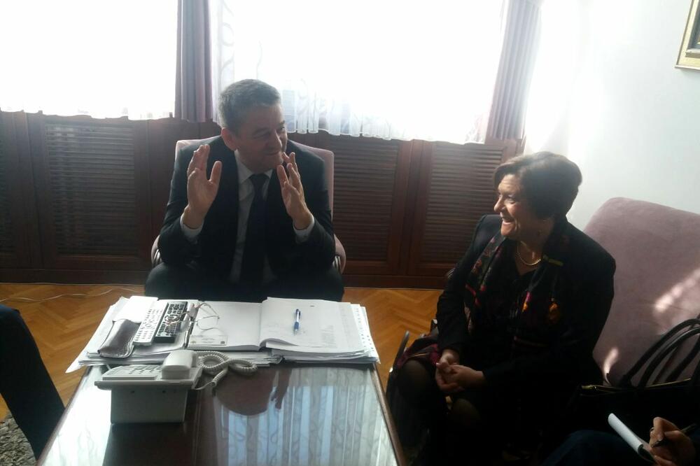 Veselin Grbović, Kristin Tudik, Foto: Opština Nikšić