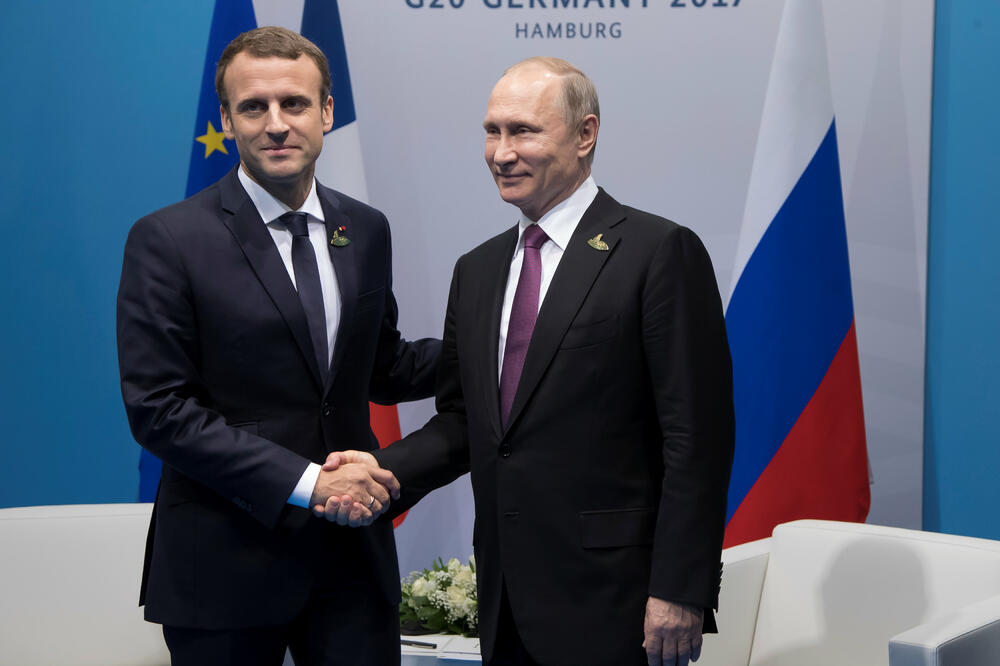 Emanuel Makron, Vladimir Putin, Foto: Reuters