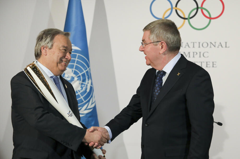 Antonio Gutereš, Tomas Bah, Foto: Reuters