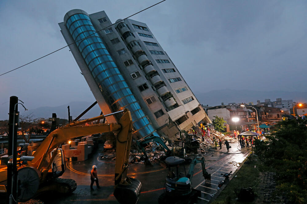 Tajvan, zemljotres, Foto: Reuters