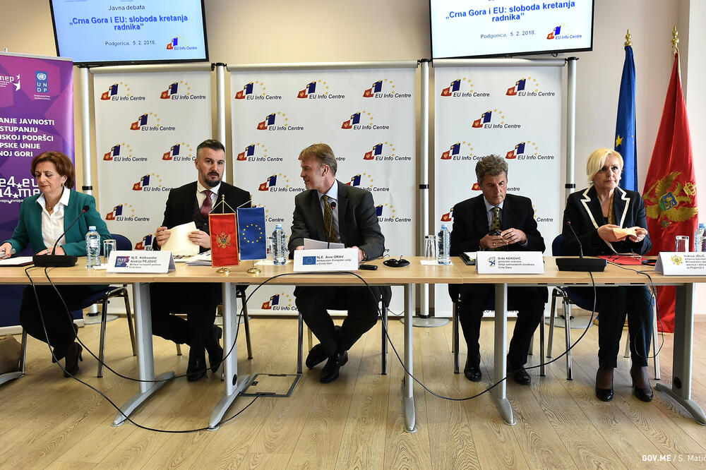 Svetlana Vuksanović, Andrija Pejović, Aivo Orav, Srđa Keković, Vukica Jelić, Foto: Mep.gov.me