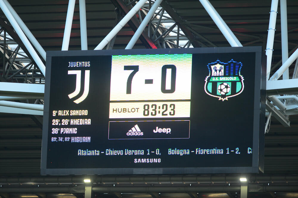 Juventus - Sasuolo 7:0, Foto: Reuters