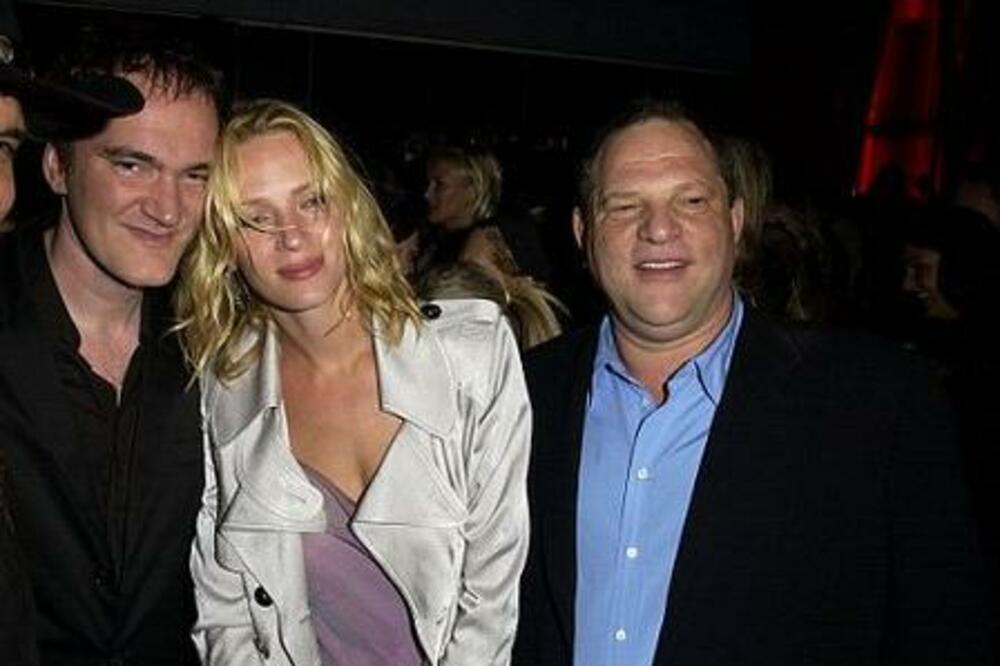 Kventin Tarantino, Uma Turman, _Harvi Vajnštajn, Foto: Twitter