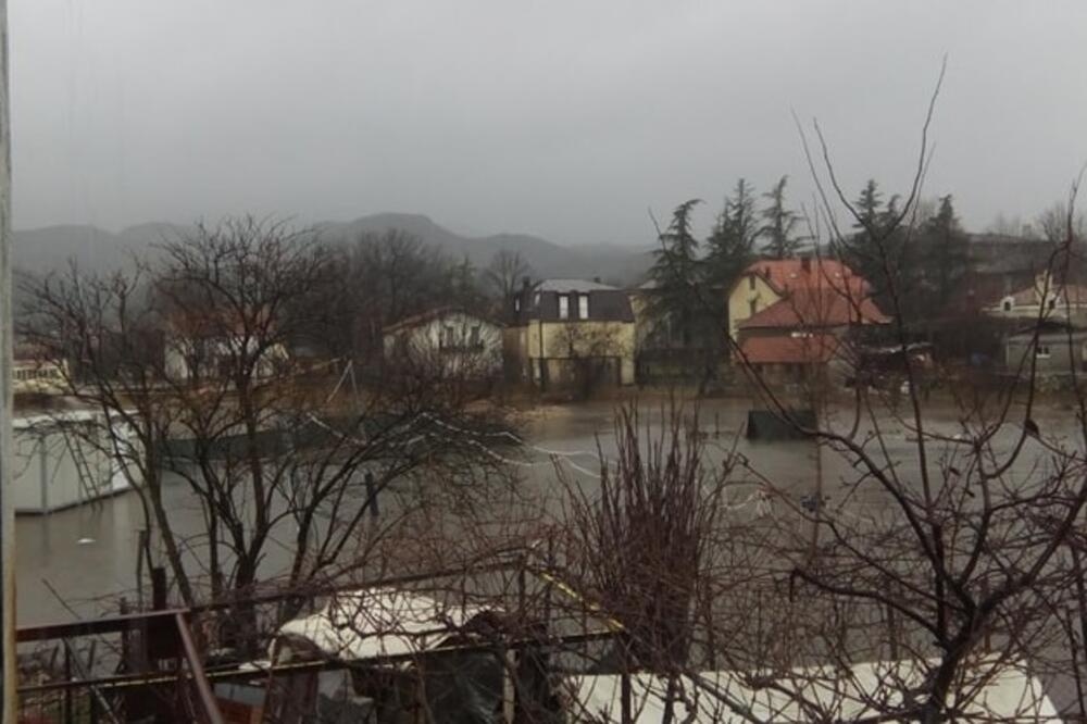 Cetinje, kiša, Foto: Nada Rudović
