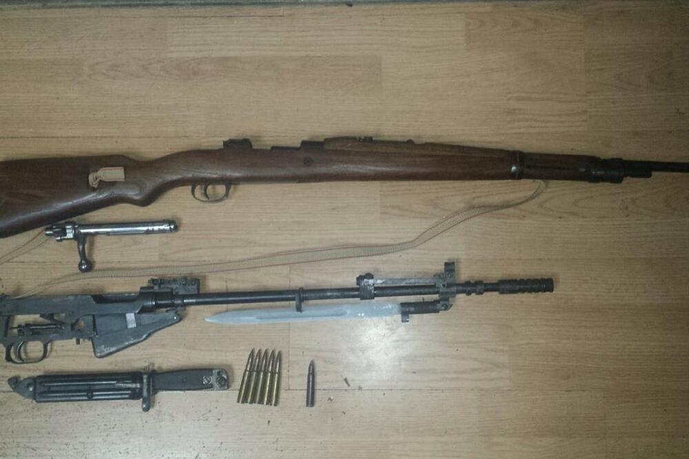 oružje, Kolašin, Foto: Uprava policije