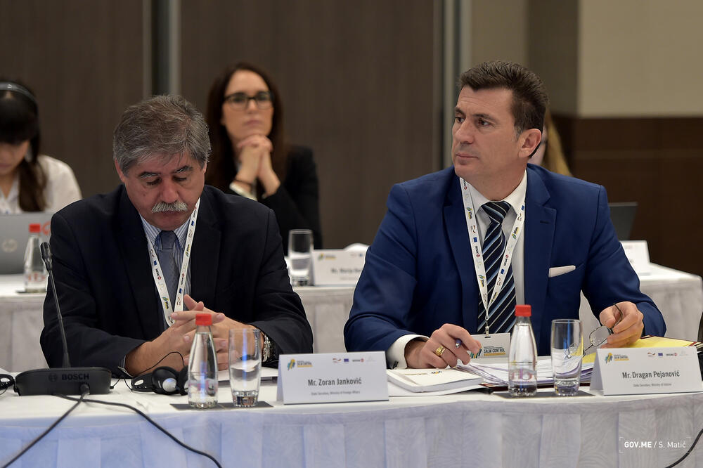 Zoran Janković, Dragan Pejanović, Foto: MUP Crne Gore